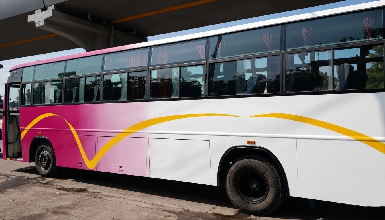 Bus 49 seater non AC side exterior