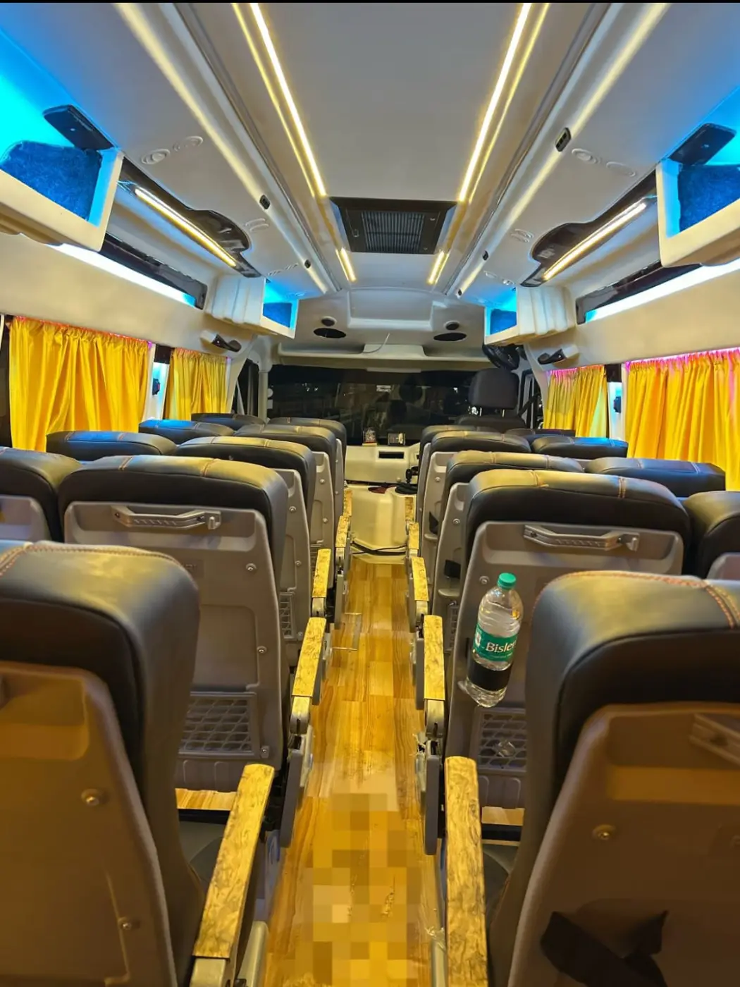 Mini bus 30 seater AC interior